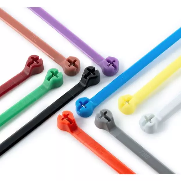 Kabelbinder Länge 290 mm Breite 3,6 mm Polyamid schwarz UV-beständig 